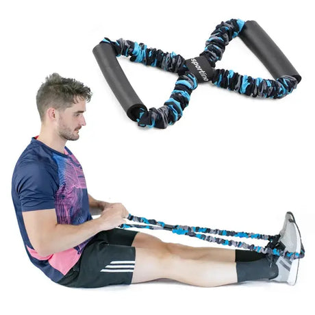 inSPORTline Resistance Band Striker 40 18 kg Foam Handle Full‑Body Trainer InSportLine