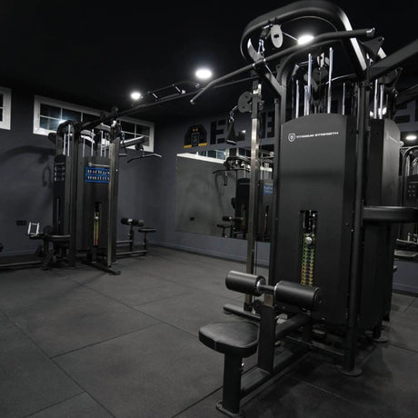 Titanium Strength Black Series 8-Station Multi Gym Machine Titanium Strength