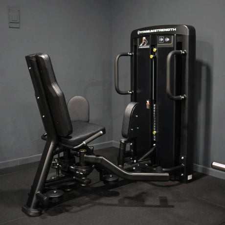 Titanium Strength Genesis Series Abductor and Adductor Machine Titanium Strength