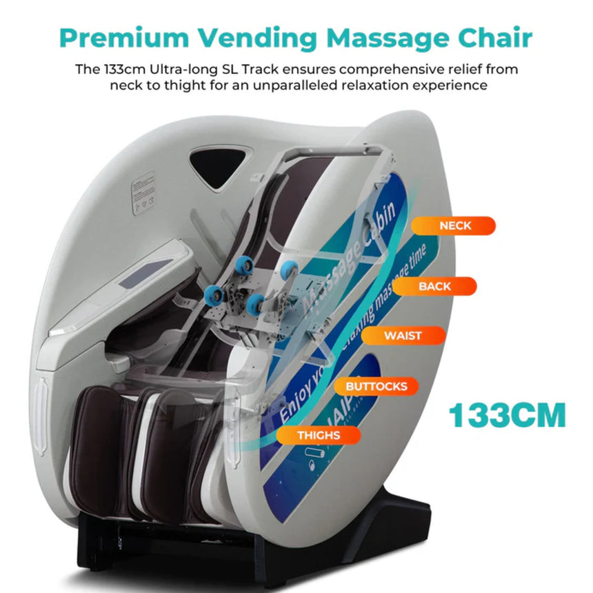 Naipo automatic massage chair – NFC RFID card payment system adjustable time price