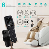 Naipo 3D massage chair – R50 white high-end massage chair heat function