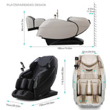 Naipo 3D massage chair – R50 white high-end massage chair heat function