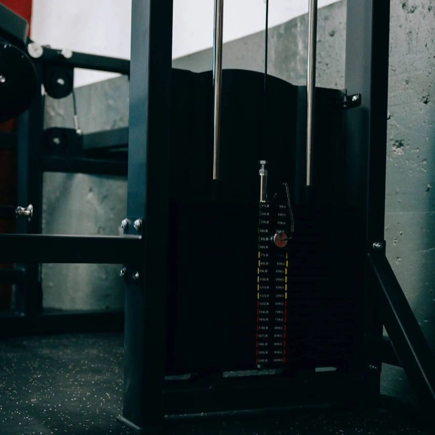 Titanium Strength Elite Series Selectorized Lat Pulldown Machine Titanium Strength