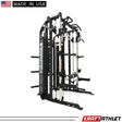 Force USA G6 All-In-One Trainer featuring power rack, Smith machine, and dual weight stacks.