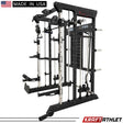 Force USA F50 V2 All-In-One Functional Trainer with multi-grip pull-up bar and integrated storage.