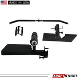 Force USA G1 All-In-One Trainer V2 Upgrade Kit components including lat pulldown seat and low row foot plate.​
