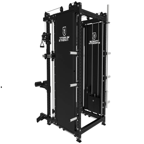 Titanium Strength Smith Machine B500 PRO with Double Pulley and Rack Titanium Strength