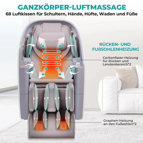 Naipo 4D massage chair professional – NAIPO S80 High-End White Naipo