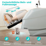 Naipo 3D massage chair – R50 white high-end massage chair heat function