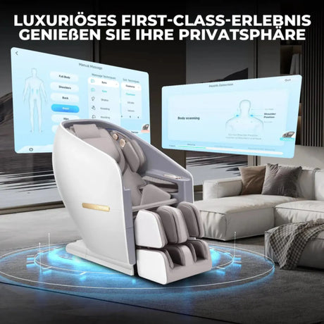 Naipo 4D massage chair professional – NAIPO S80 High-End White Naipo