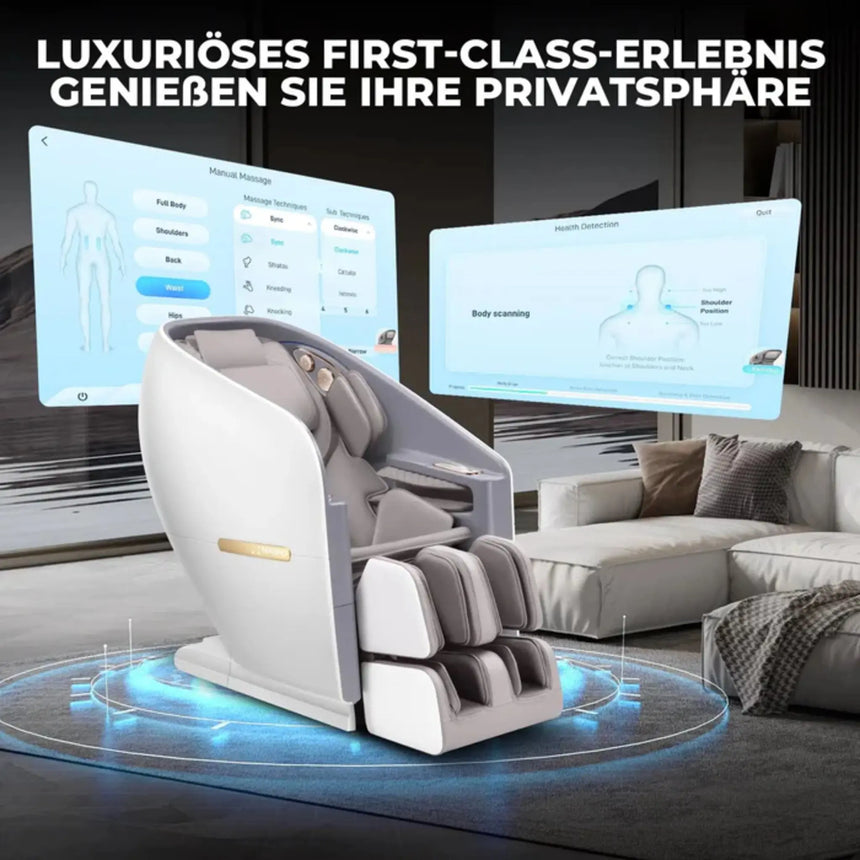Naipo 4D massage chair professional – NAIPO S80 High-End White Naipo