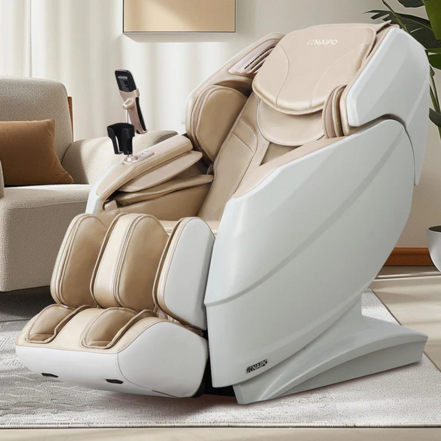 Naipo 3D massage chair – R50 white high-end massage chair heat function