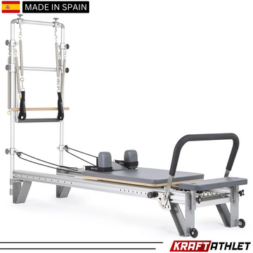 "Elina Pilates Mentor Reformer with Tower – A premium reformer for professional and home Pilates training."

