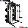 Force USA| G-Series Multifunktionale Maschine G20 V2 Pro All-In-One Trainer – Smith Machine, Functional Trainer, Power Rack und Vertikale Beinpresse Force USA