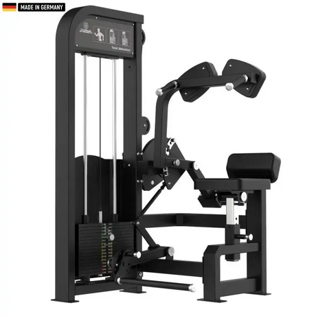 Titanium Strength Selectorized Total Abdominal Machine – High-performance core workout equipment.


