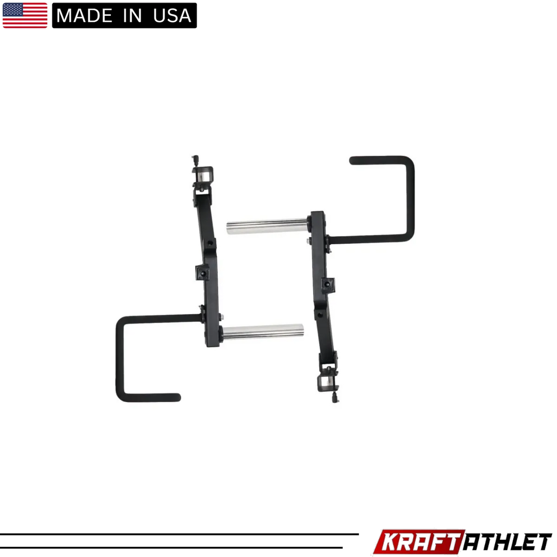 Force USA G6 Jammer Arms attached to the G6 All-In-One Trainer, demonstrating various exercise options.​