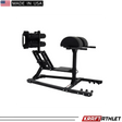 Force USA Commercial GHR/GHD V2 – robust glute ham developer with adjustable foot casters and transport wheels.
