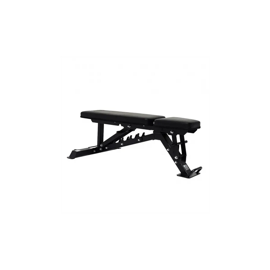 Force USA Adjustable Commercial Bench with durable steel frame and adjustable backrest.
