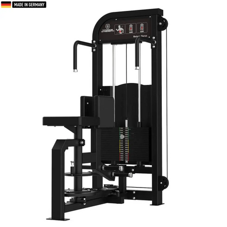 Titanium Strength Selectorized Torso Rotation Machine – Strengthen your obliques with precision resistance.

