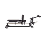 Force USA C10 Base Bench with leg curl, leg extension, and preacher curl attachments.​

