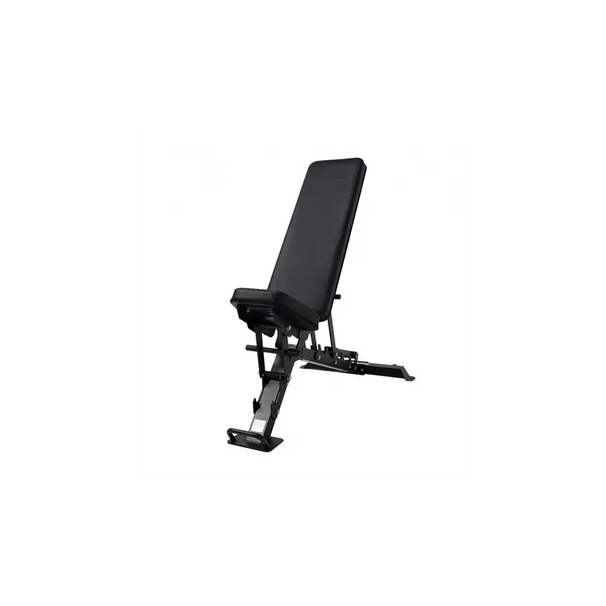 Force USA Adjustable Commercial Bench with durable steel frame and adjustable backrest.
