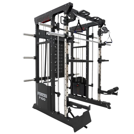 Force USA F100 V2 Functional Trainer showcasing dual weight stacks and versatile attachments