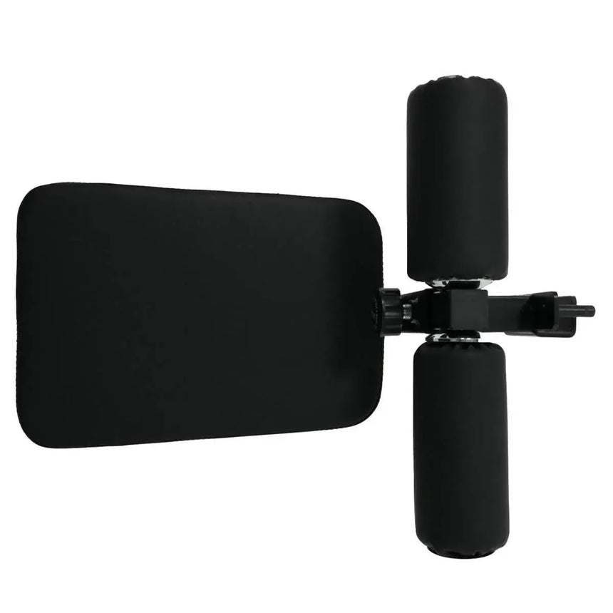 Force USA Lateral Row Seat attached to an all-in-one rowing trainer.

