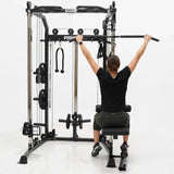Force USA G1 All-In-One Trainer V2 Upgrade Kit components including lat pulldown seat and low row foot plate.​
