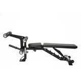 Force USA MyBench V2 – Adjustable training bench with bicep curl and leg development attachments.
