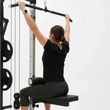Force USA G1 All-In-One Trainer V2 Upgrade Kit components including lat pulldown seat and low row foot plate.​
